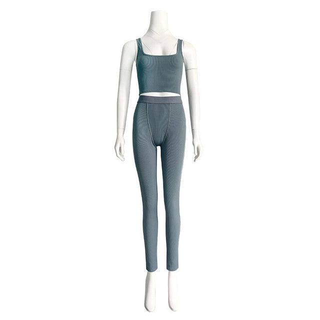 2 Piece Set Gym Active Wear