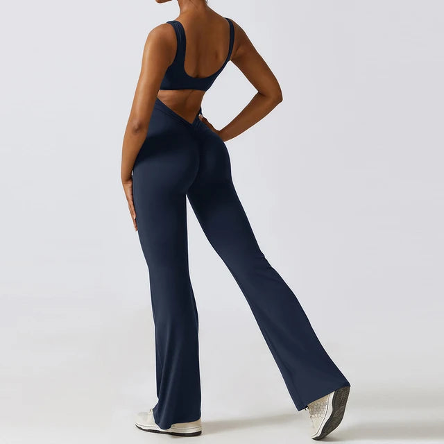 Sexy Back V Jumpsuit Gym