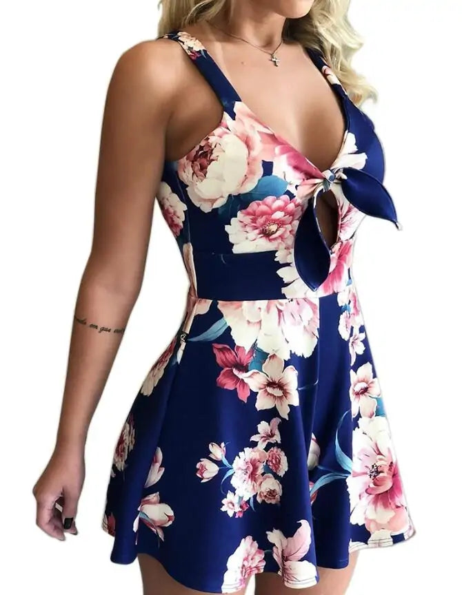 Women's Summer Print Jumpsuit