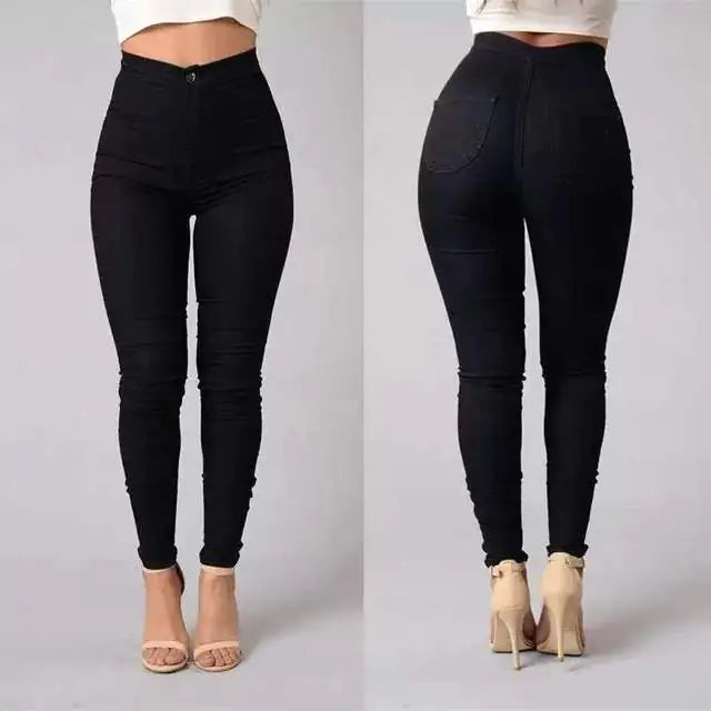 Women's High-Waist Skinny Jeans