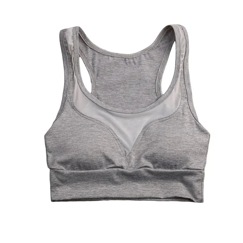 Wholesale Women's Mesh Patchwork Sports Bra Tank Tops