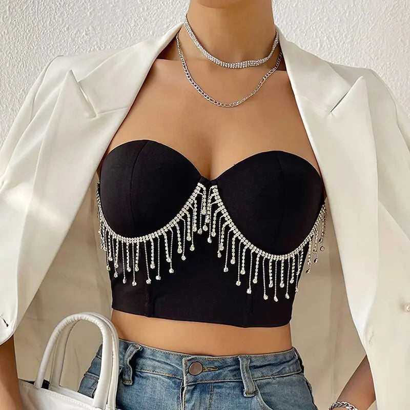 Sleeveless Off-Shoulder Corset Top