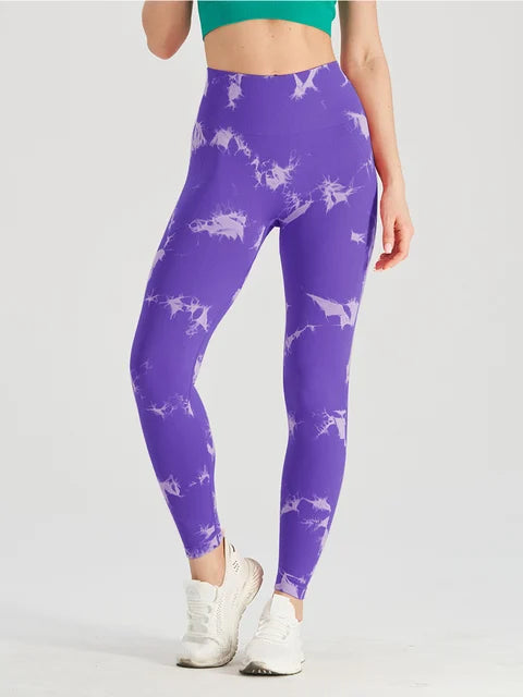 Seamless Tie Dye Leggings